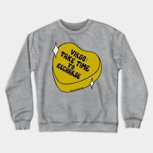 Virgo Conversation Heart Crewneck Sweatshirt